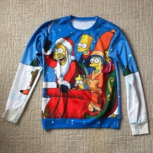 Simpsons festive Christmas sweater
